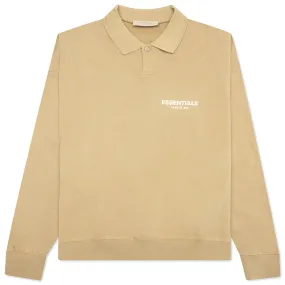 Essentials L/S Polo - Oak