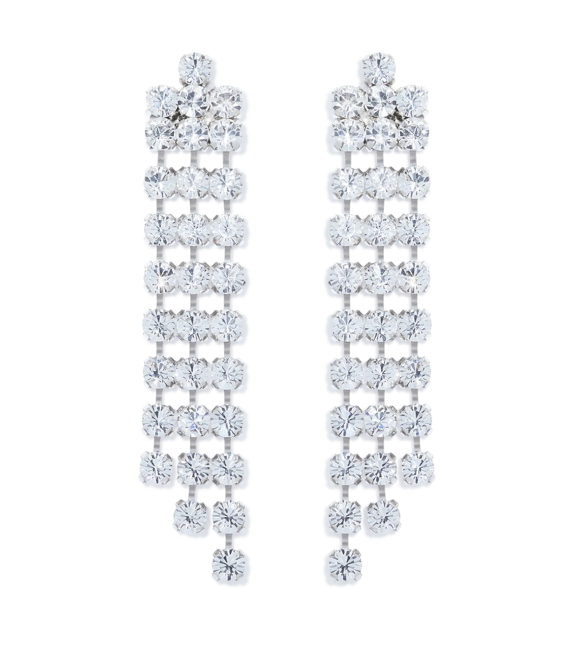 Estelle Chandelier Earrings in Crystal