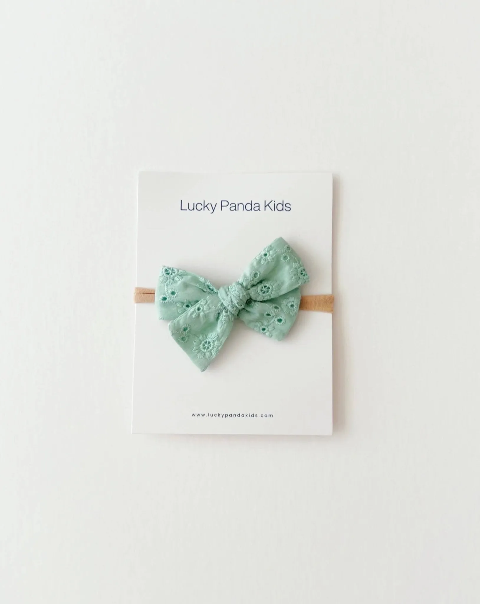 Eyelet Bow | Mint