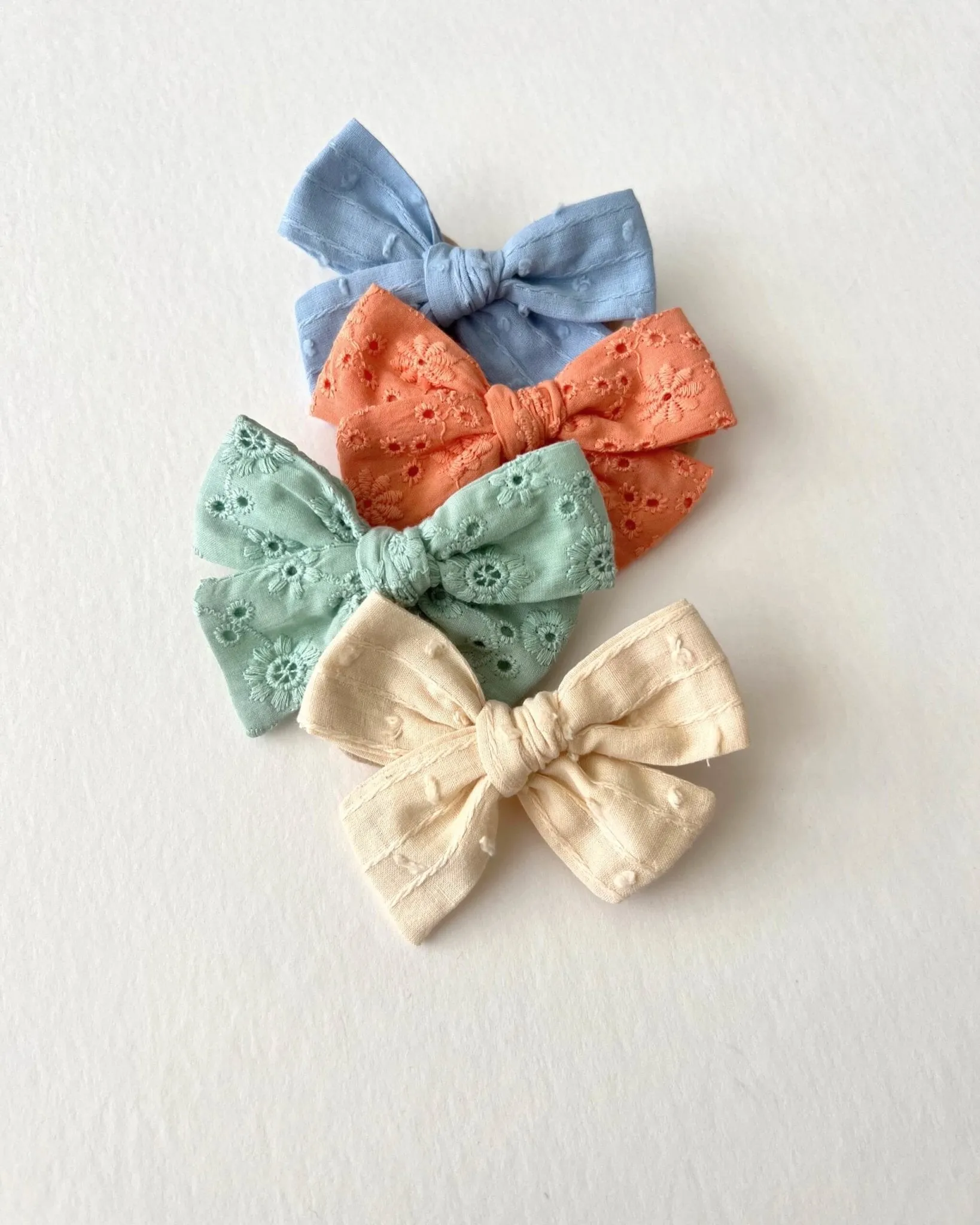 Eyelet Bow | Mint