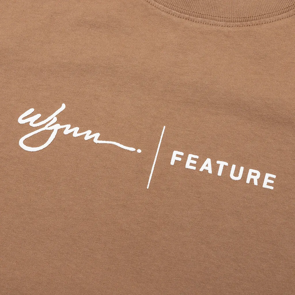 Feature x Wynn Logo Lock Up Tee - Sea Turtle