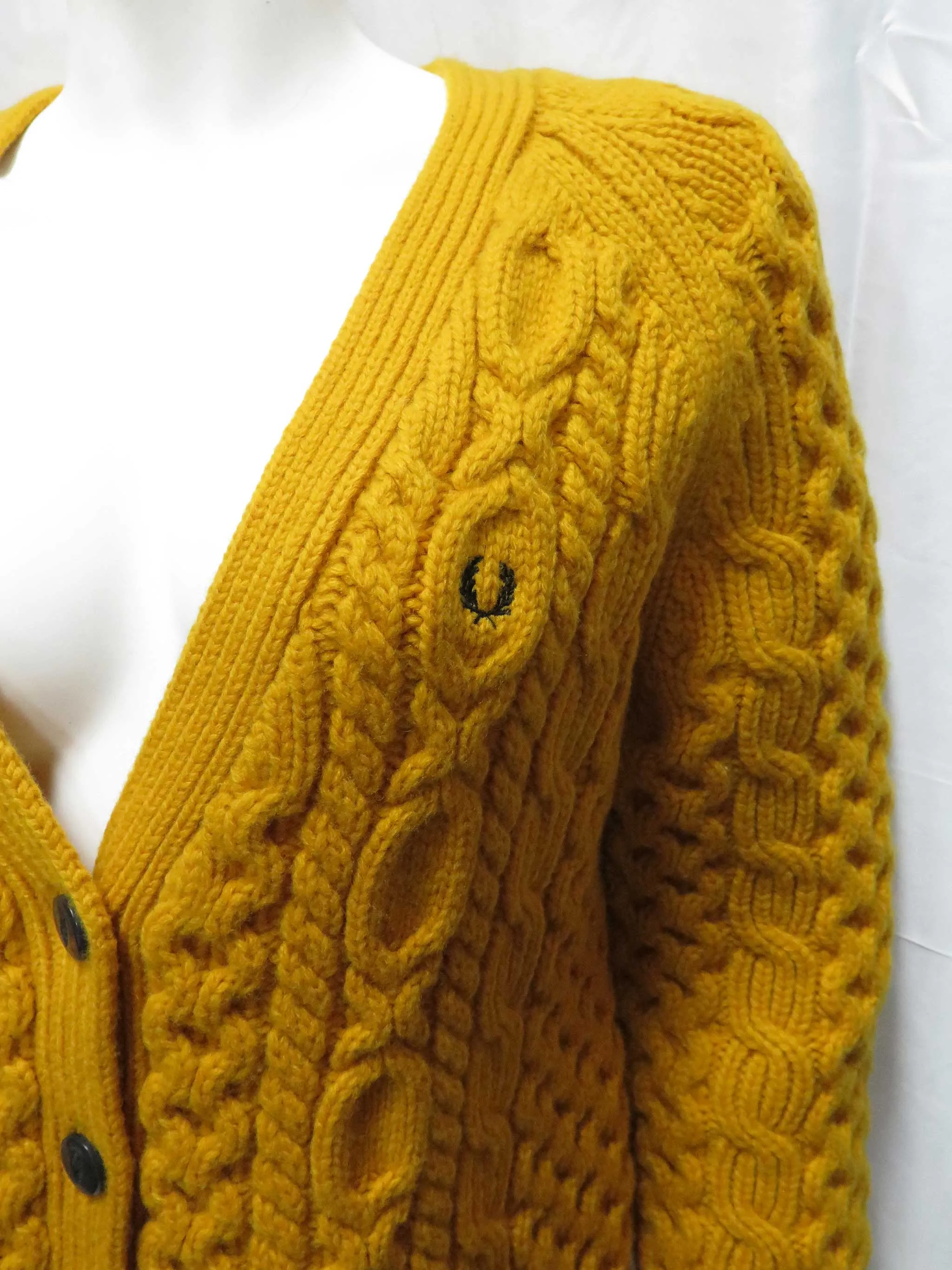 Fred Perry Aran Cardigan