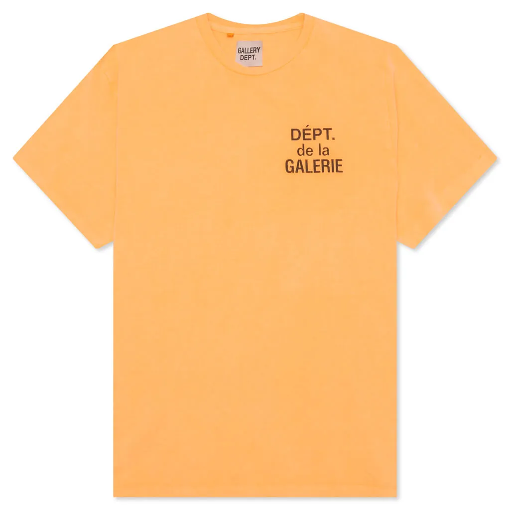 French Tee - Fluorescent Orange