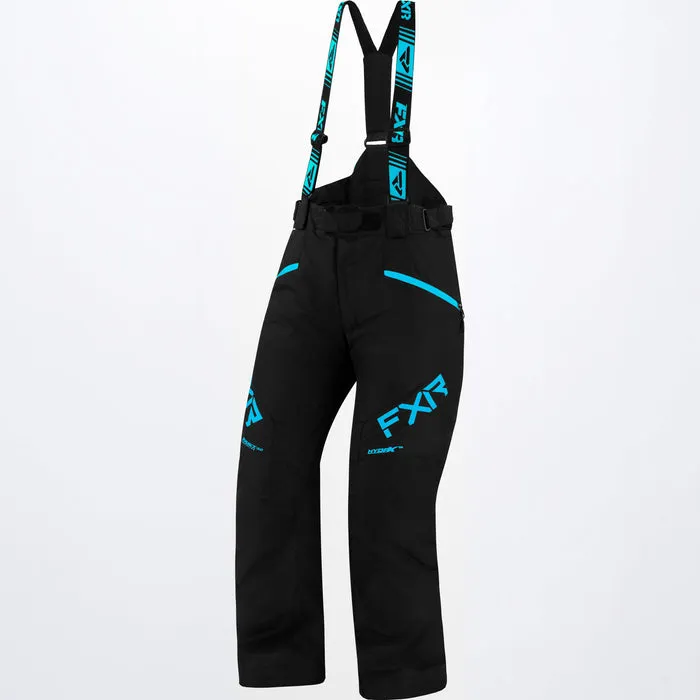 FXR Women's Fresh Pant Black/Sky Blue