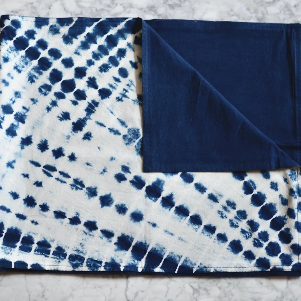 Geetha Shibori Tie-Dye Table Runner