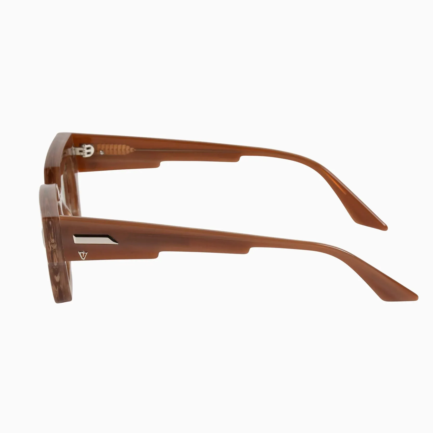 Ghost / Mocha Quartz with Silver Metal Trim / Polarized Brown Lens