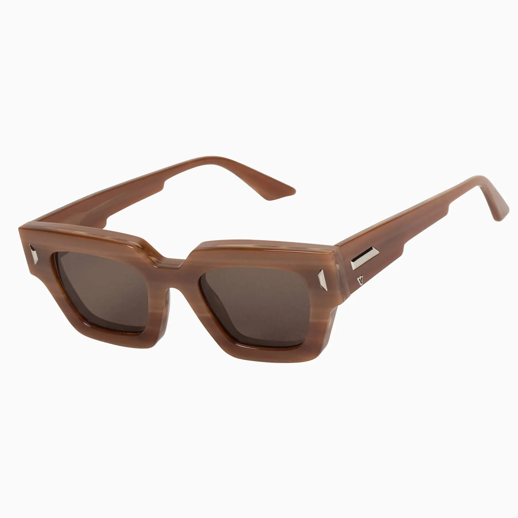 Ghost / Mocha Quartz with Silver Metal Trim / Polarized Brown Lens