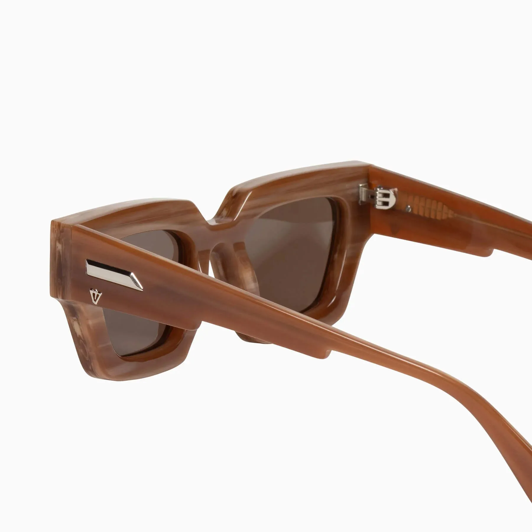 Ghost / Mocha Quartz with Silver Metal Trim / Polarized Brown Lens