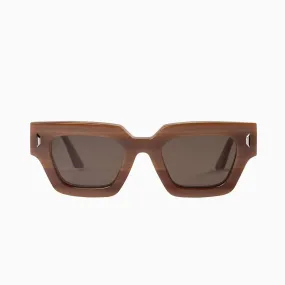 Ghost / Mocha Quartz with Silver Metal Trim / Polarized Brown Lens