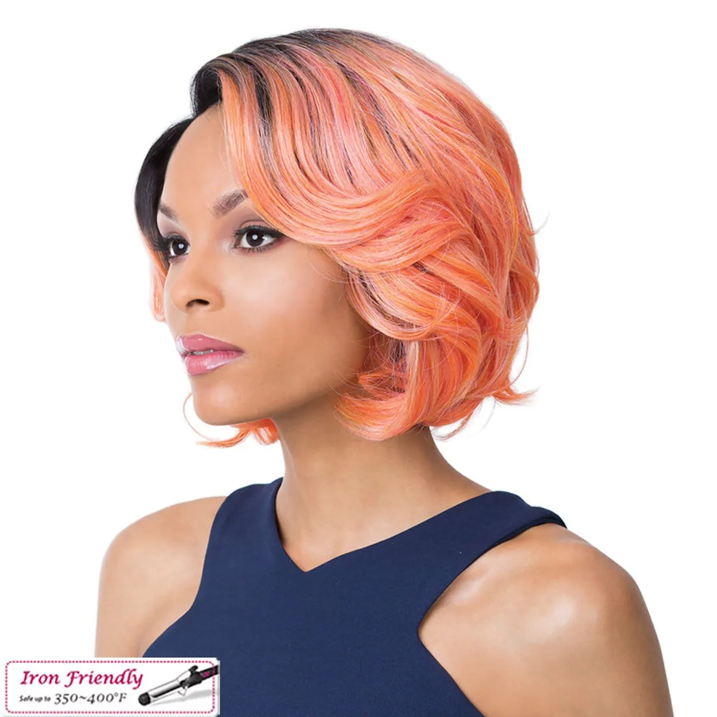 ISSAC | Synthetic Swiss Lace Front Wig