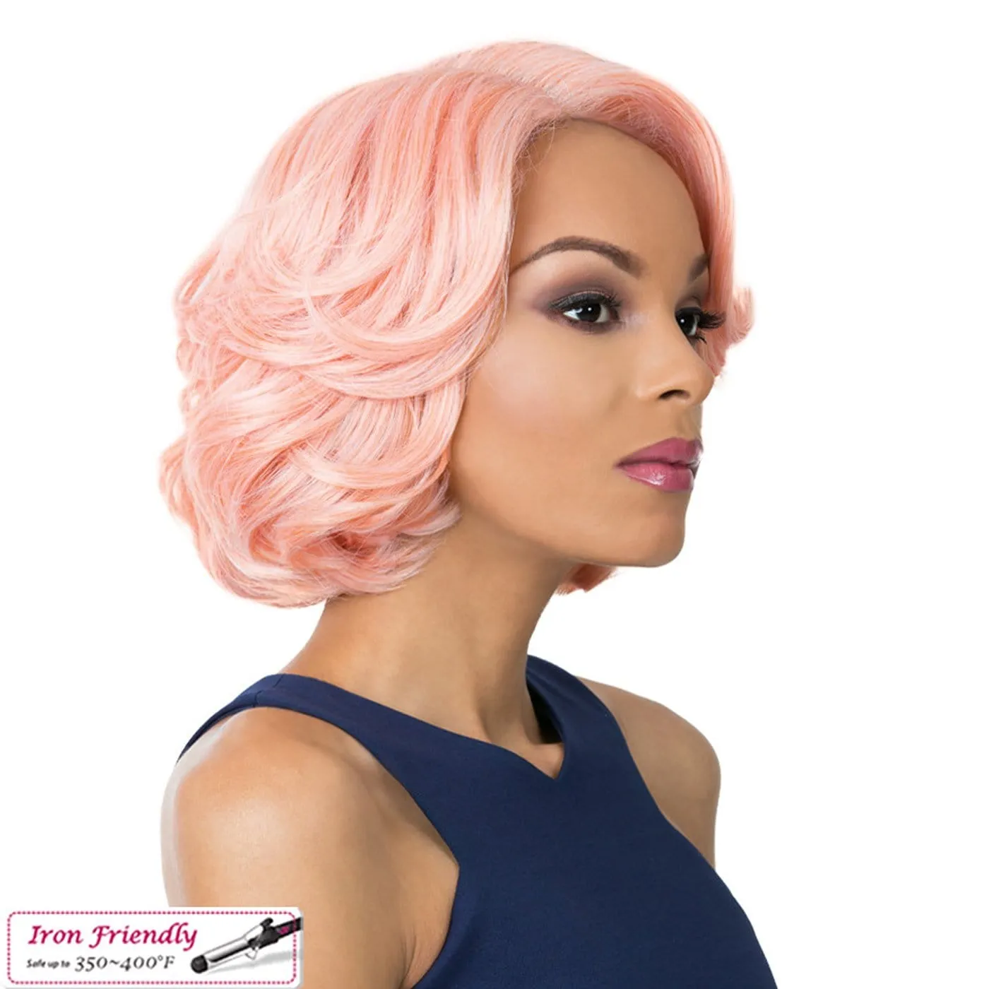 ISSAC | Synthetic Swiss Lace Front Wig