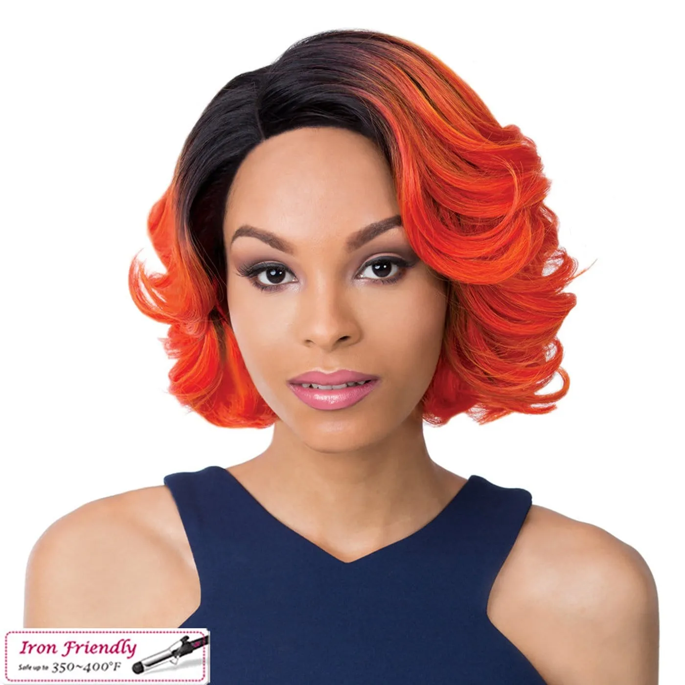 ISSAC | Synthetic Swiss Lace Front Wig