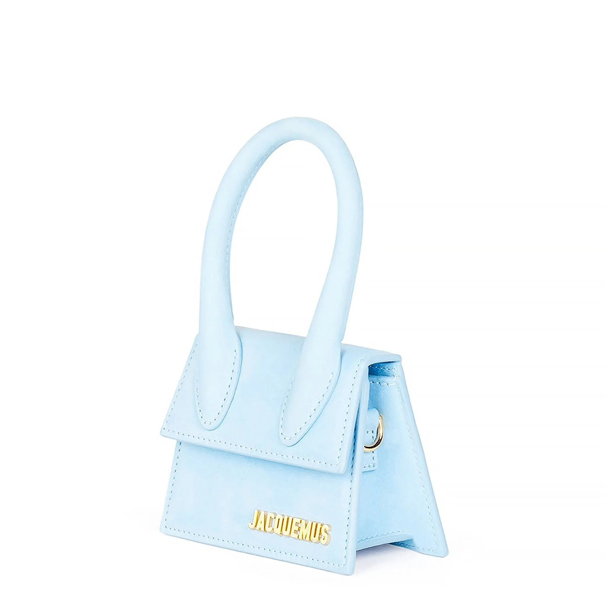 Jacquemus Le Chiquito Light Blue Mini Leather Bag