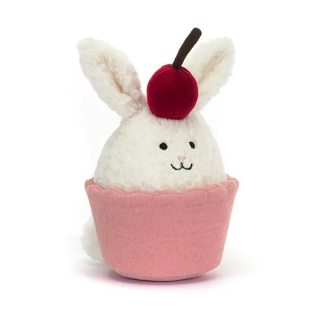 Jellycat Dainty Dessert Bunny Cupcake