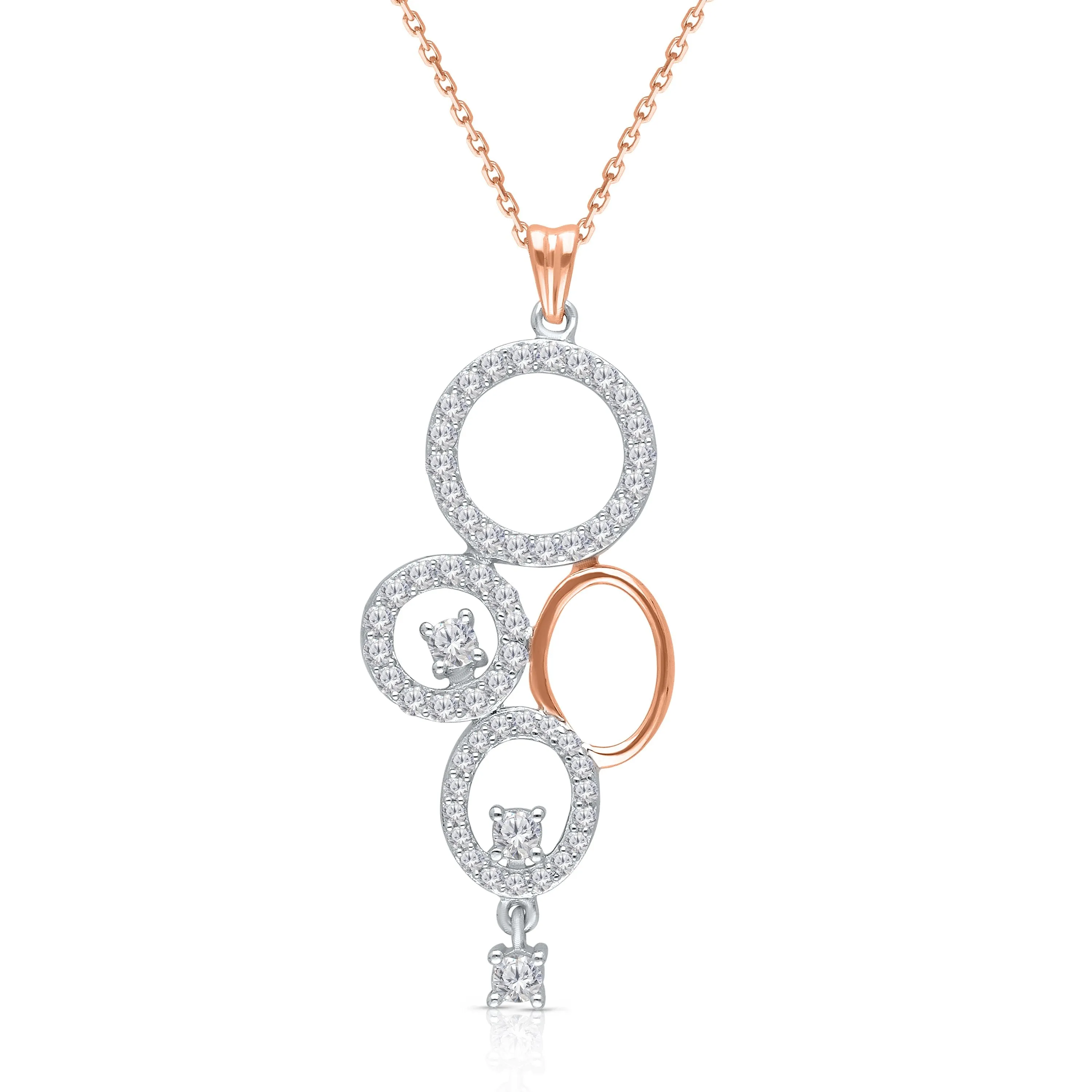 Kallati Eternal Two-Tone Gold Diamond Pendant