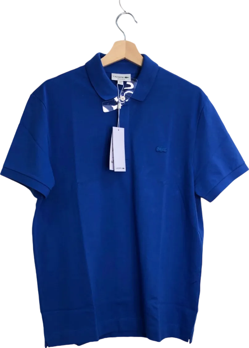 Lacoste Blue Regular Fit Polo Shirt UK L