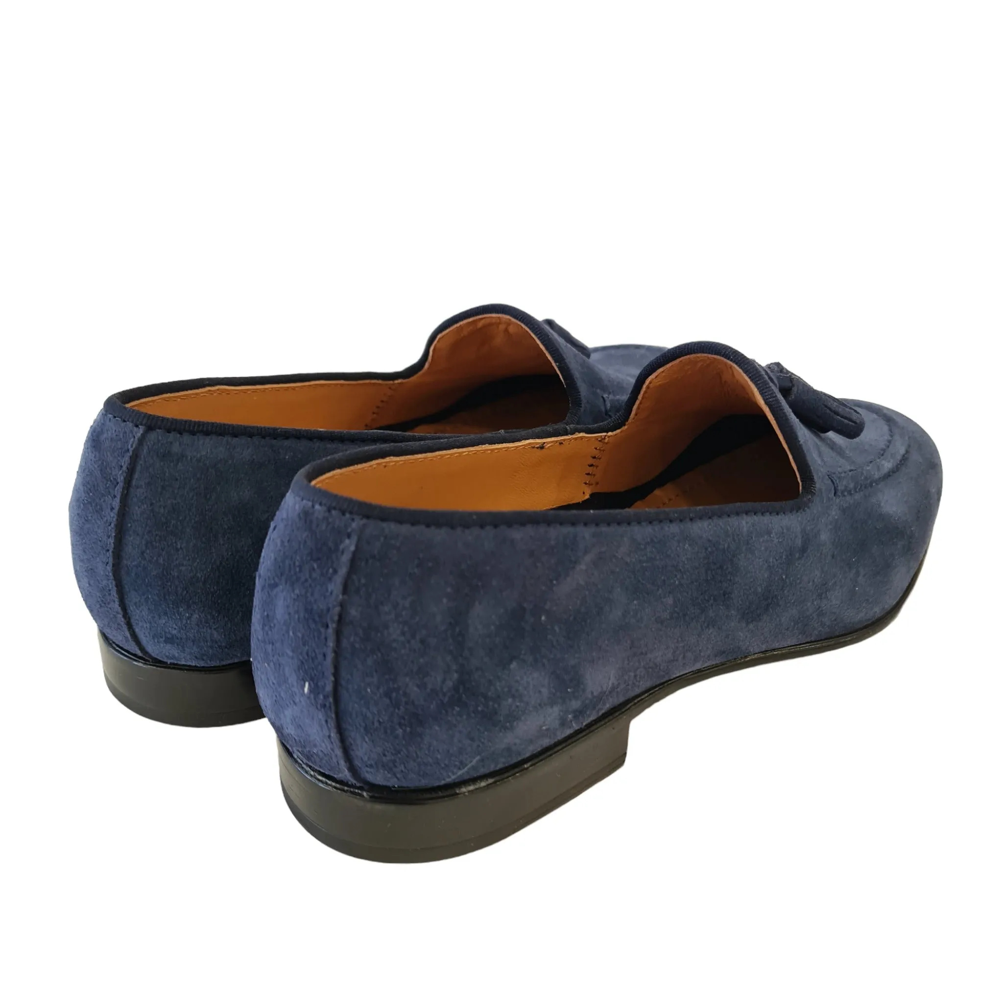 Les Poemes Mocassino Uomo Blue Rif.61