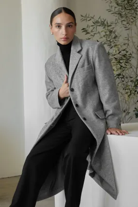 Long Wool Cashmere Coat