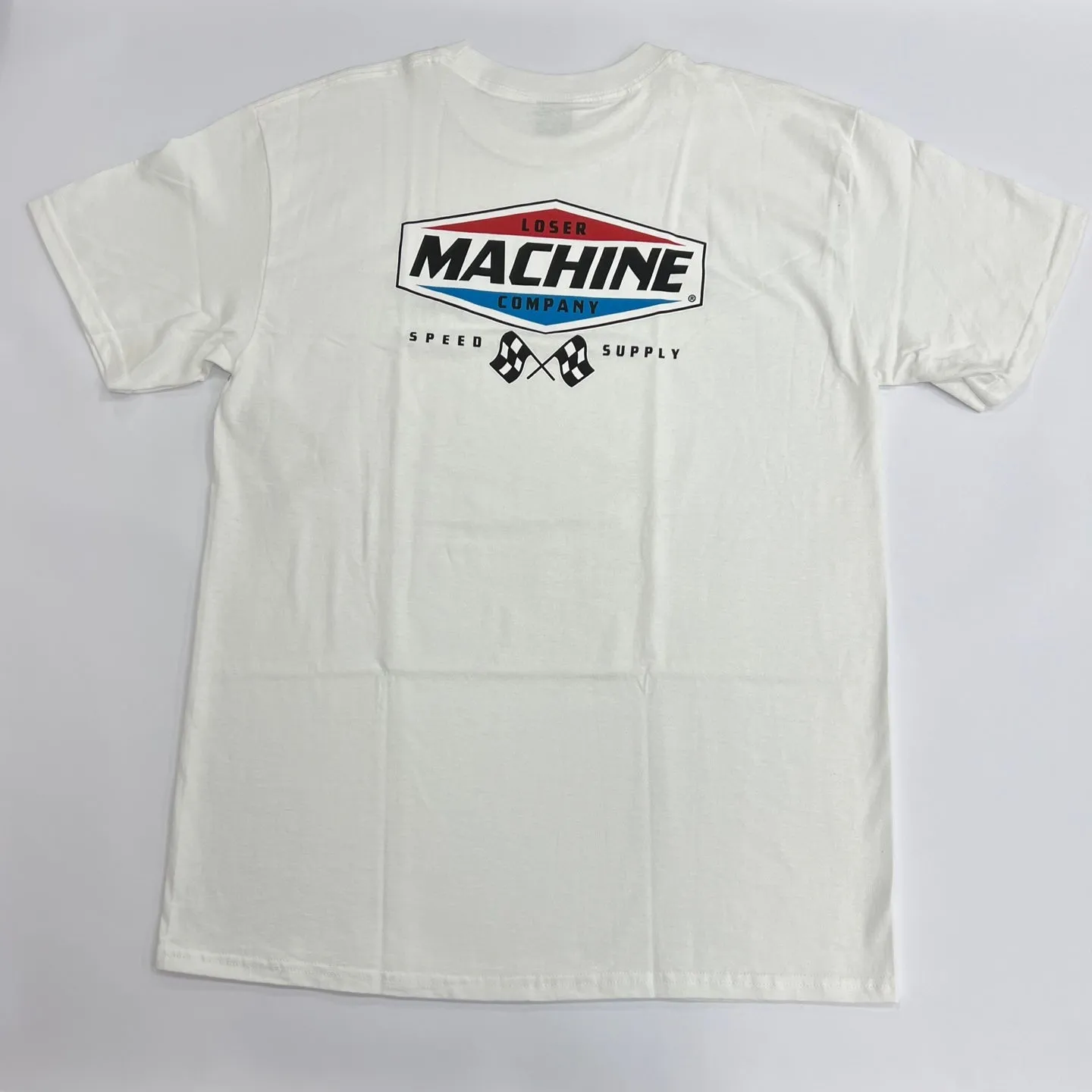 LOSER MACHINE Overdrive Speed Graphic T-Shirt - WHITE