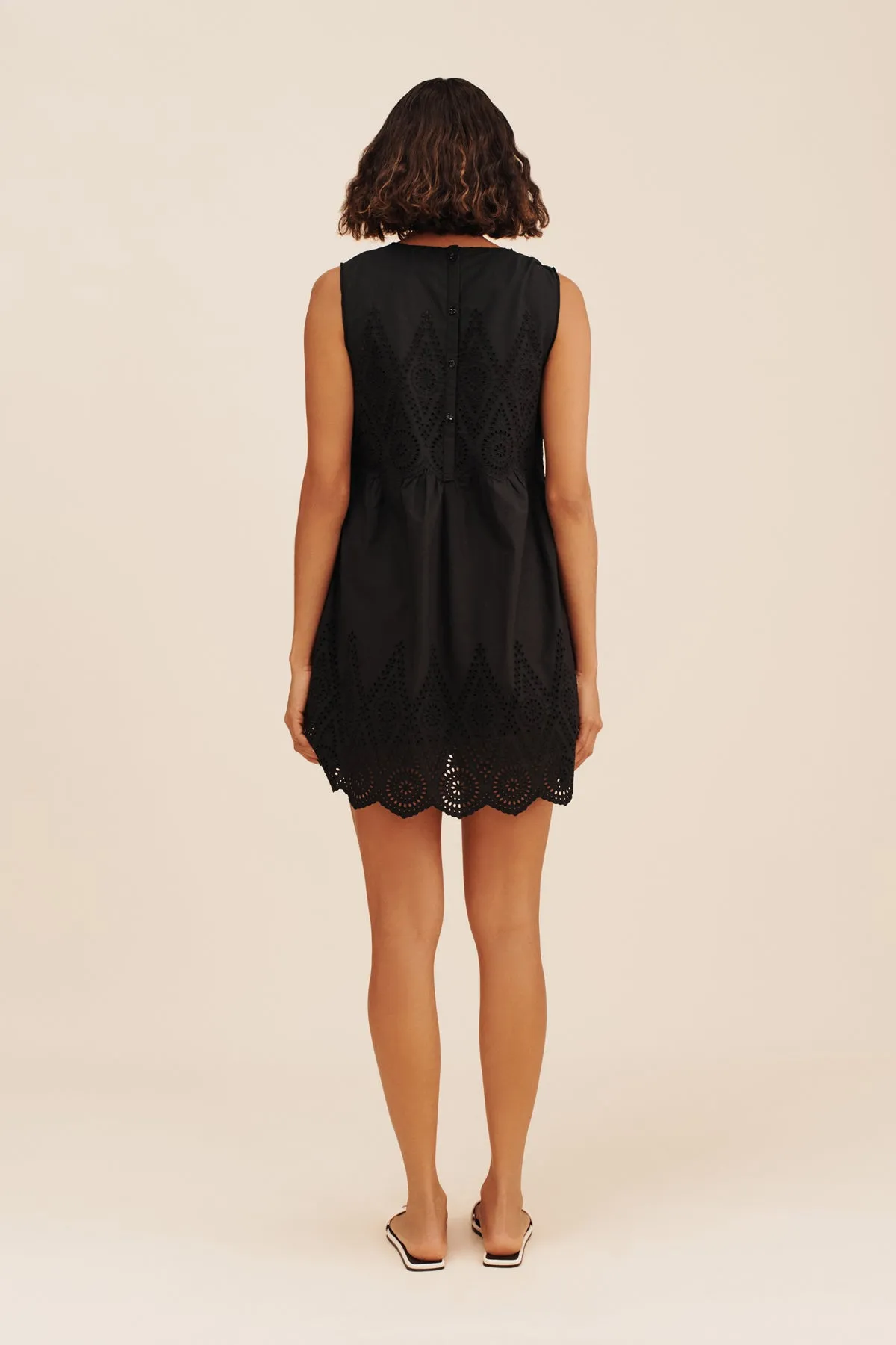 LOUISA MINI DRESS - BLACK