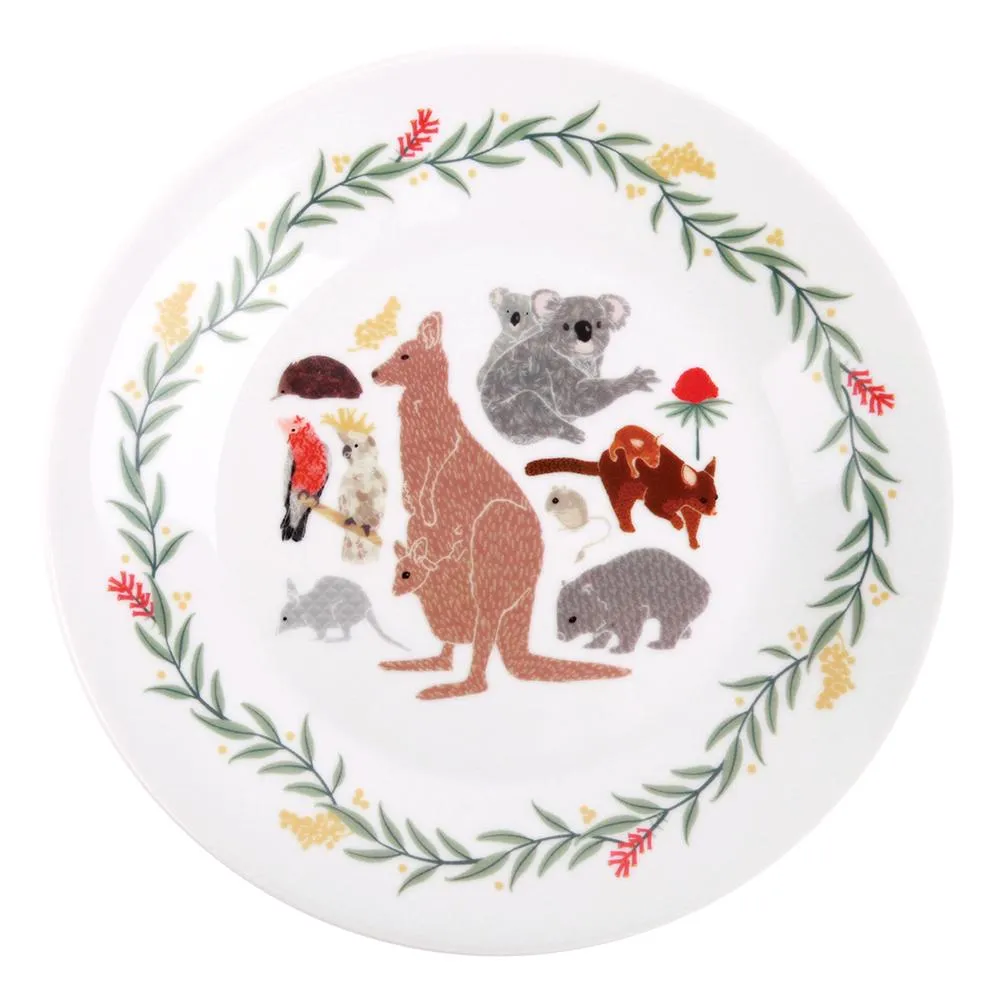 Love Mae Porcelain Plate - Australiana Christmas ** Pick Up Instore Only **