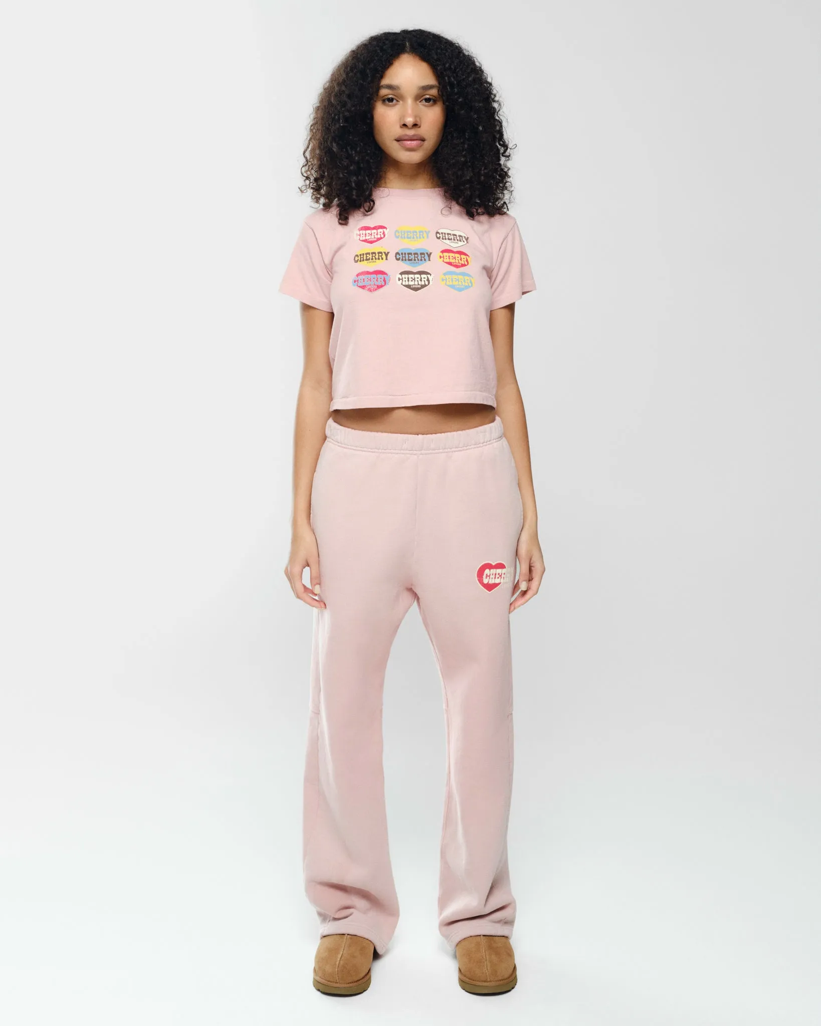 Lovers Boxy Baby Tee (Rose)