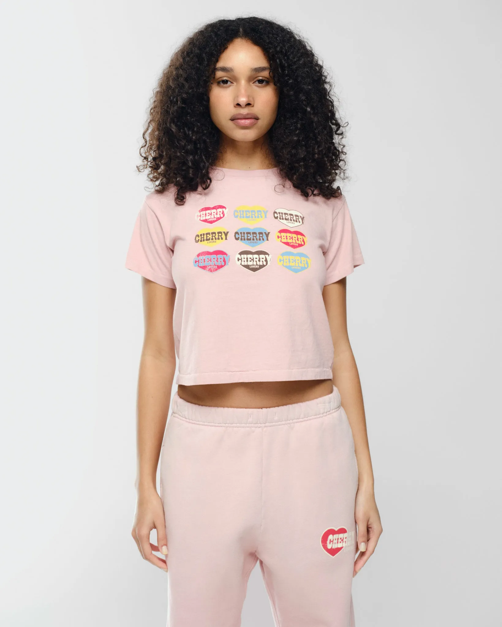 Lovers Boxy Baby Tee (Rose)