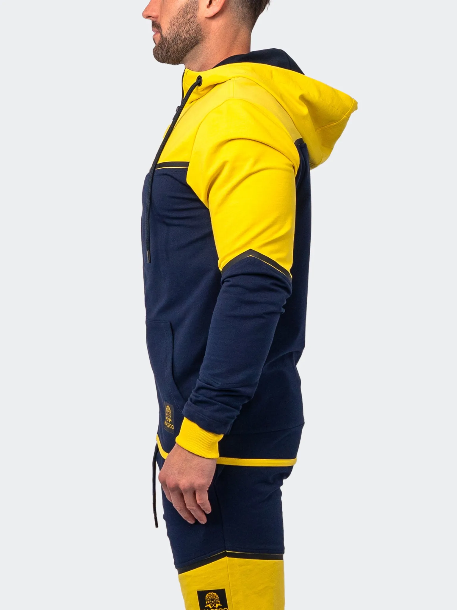 Maceoo Athleisure | Hoodie Exploration Blue