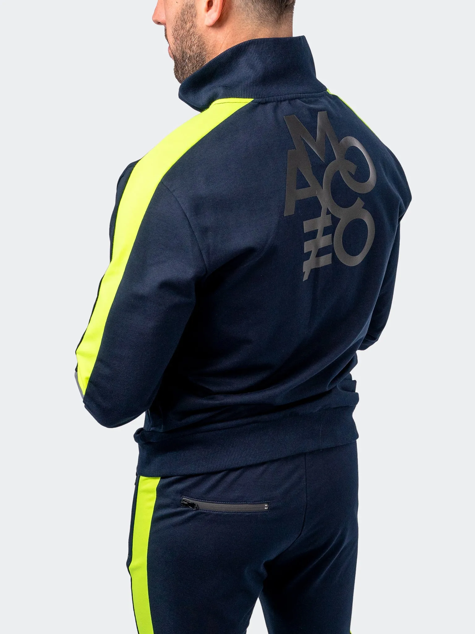 Maceoo Athleisure | Zipper Level Blue