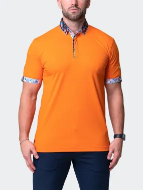 Maceoo Short-Sleeve Polos | Polo MozartsolidBreak Orange