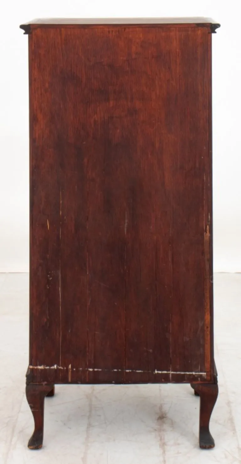 Mahogany Twenty-one Drawer Sheet Music Cabinet