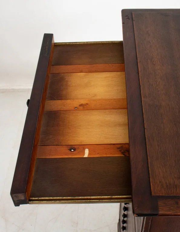 Mahogany Twenty-one Drawer Sheet Music Cabinet