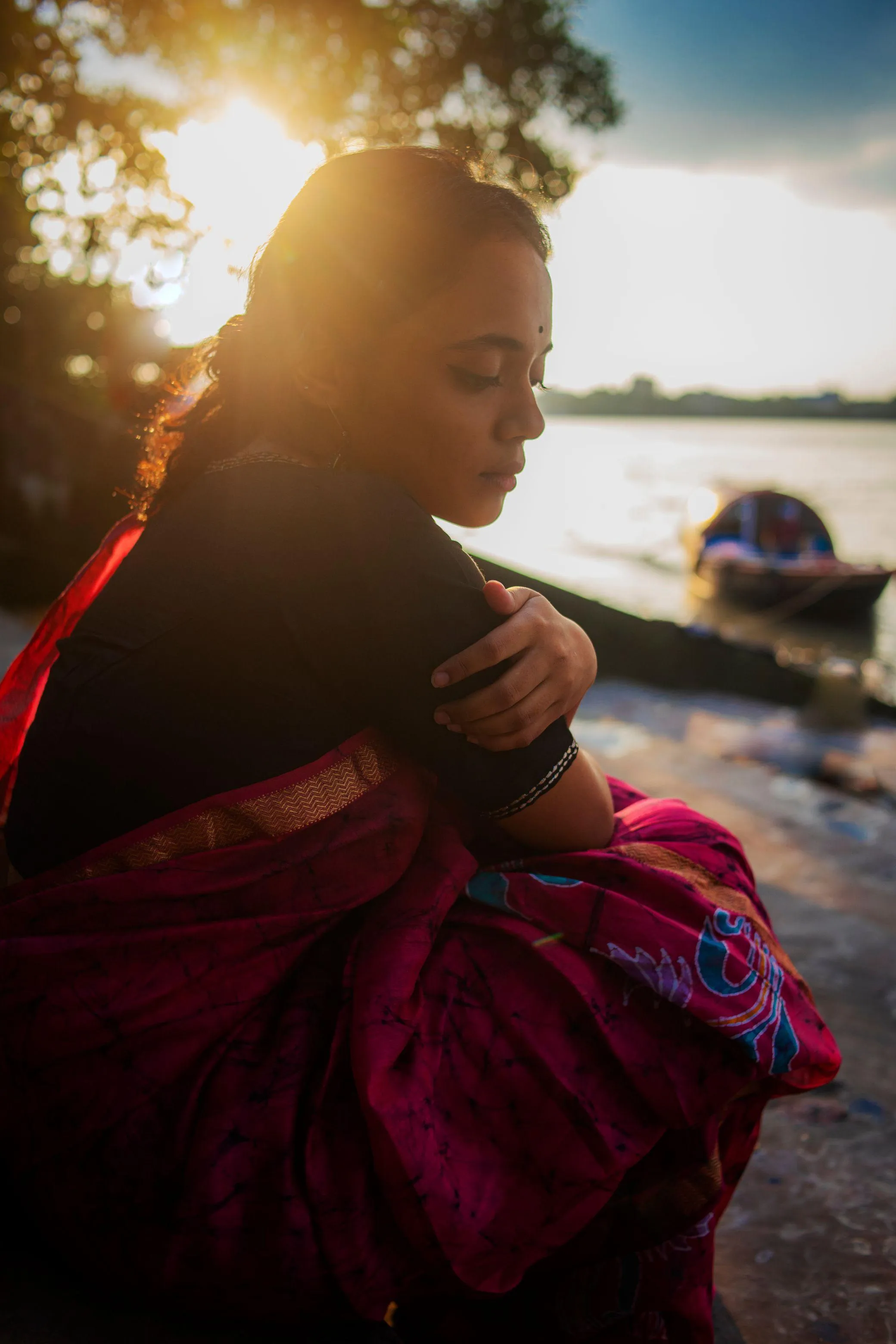 Mayura - Narmada Batik Maheswari saree