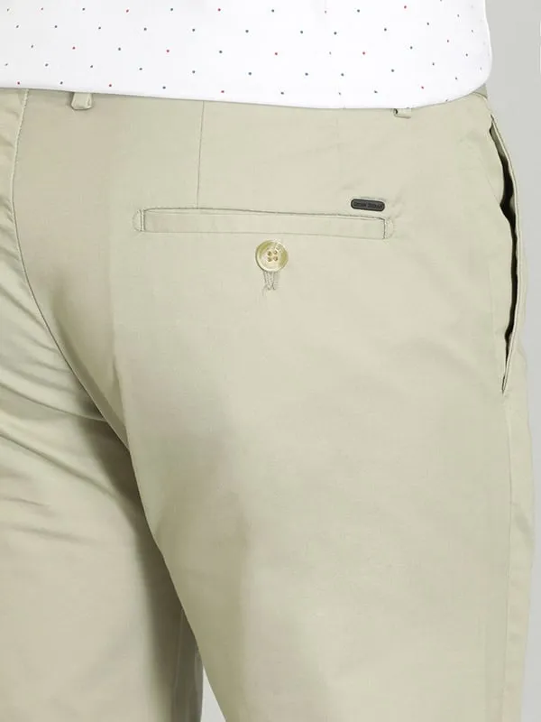 Men Brooklyn Fit Cotton Blend Trouser