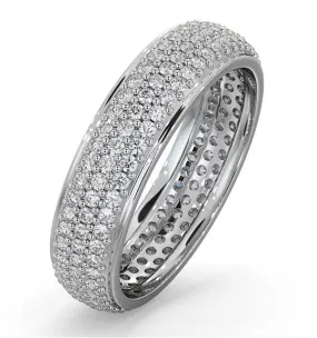 Mens 1 CTW Diamond Eternity Dress Ring - SM002