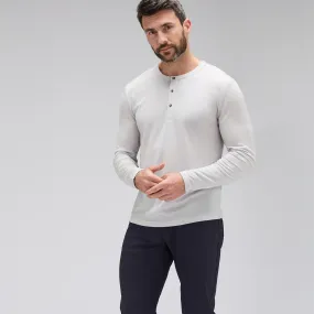 Men's Long Sleeve Merino Henley