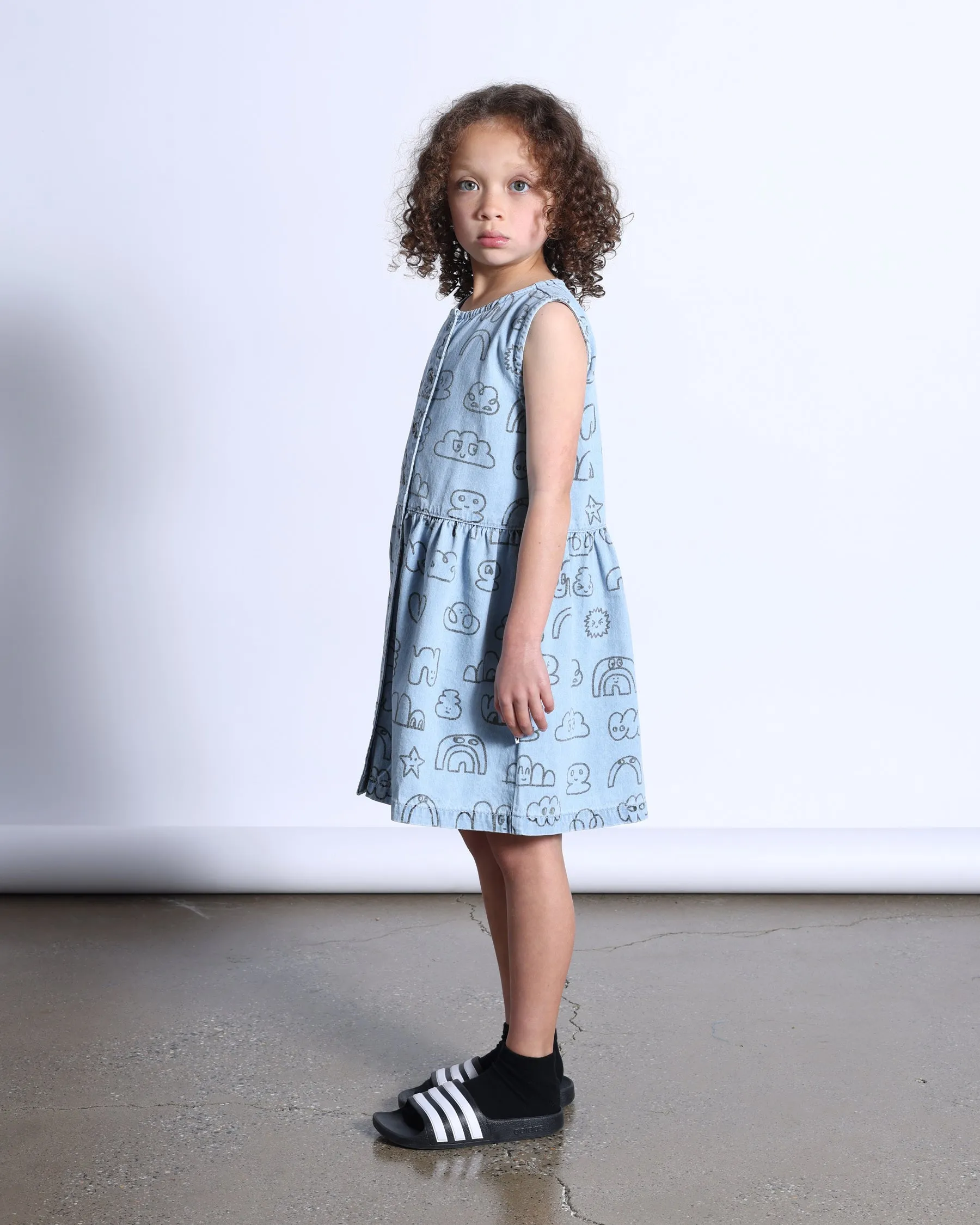 Minti | Drawings Denim Dress