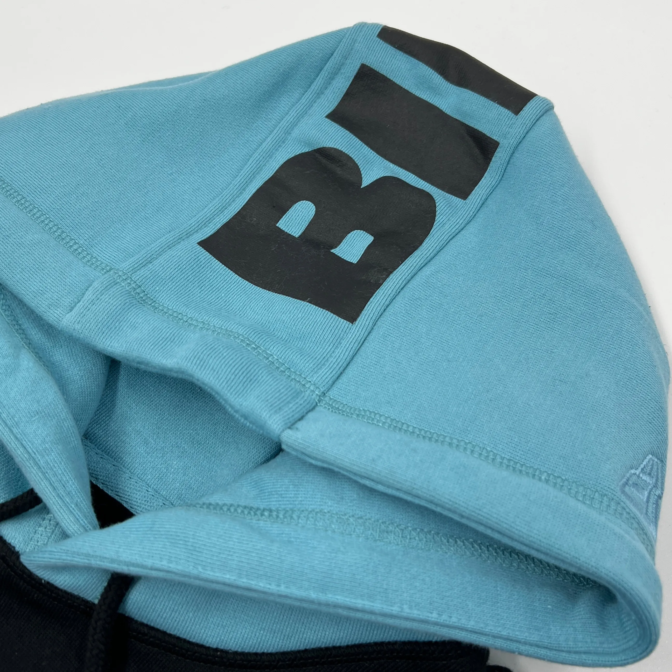 New Era Bills Black & Light Blue Standing Buffalo Hoodie