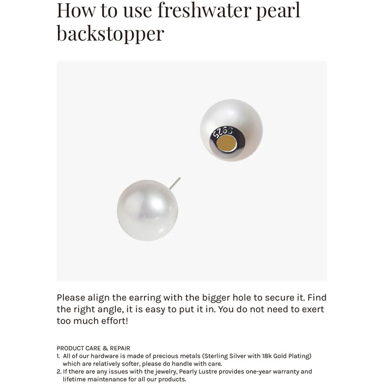 New Yorker Freshwater Pearl Earrings WE00189