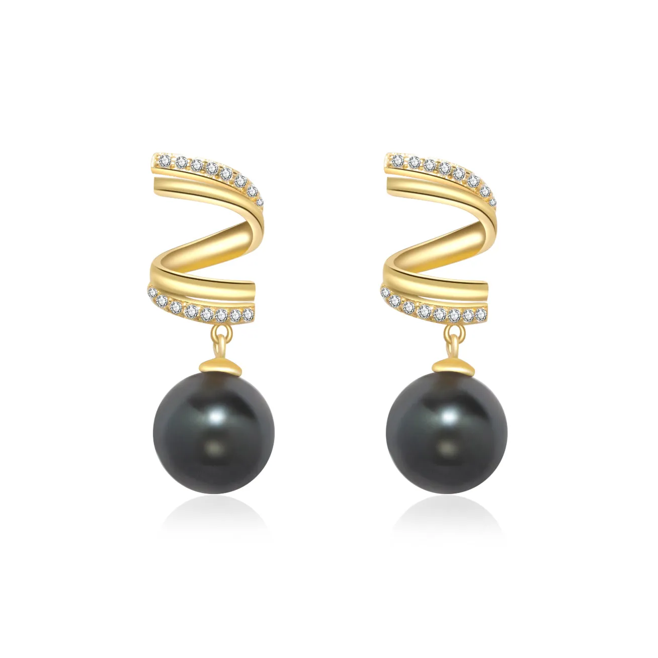 New Yorker Tahitian Pearl Earrings WE00462