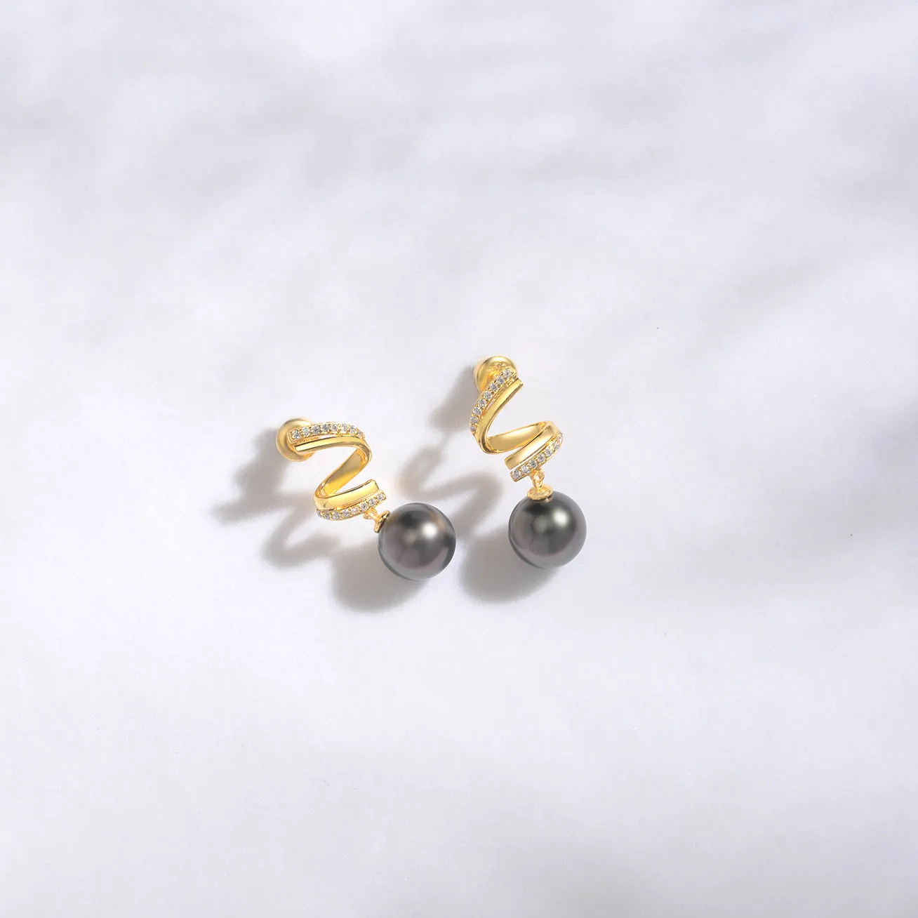 New Yorker Tahitian Pearl Earrings WE00462