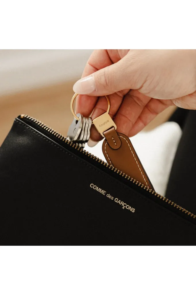 Orbitkey - Loop Keychain - Leather - Caramel