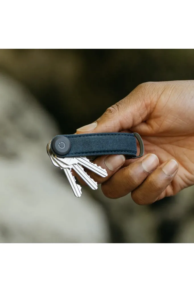 Orbitkey - Waxed Canvas Key Organiser - Navy Blue