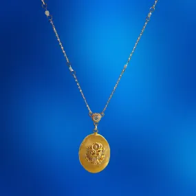 Oval Locket with Great Seal Necklace