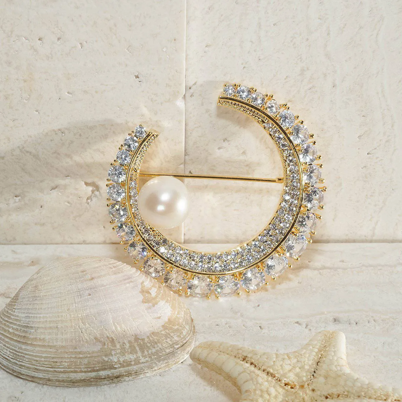 Passion for Life Freshwater Pearl Brooch WC00029