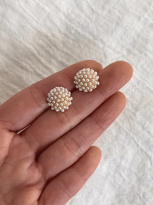 Pearl Pave Studs