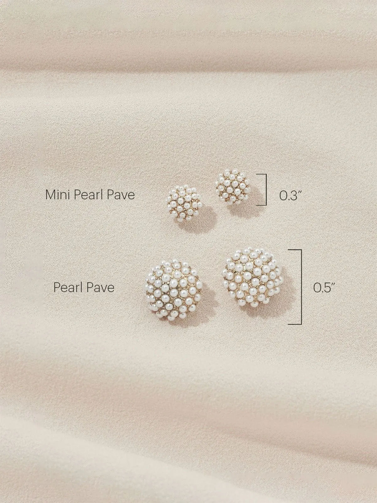 Pearl Pave Studs