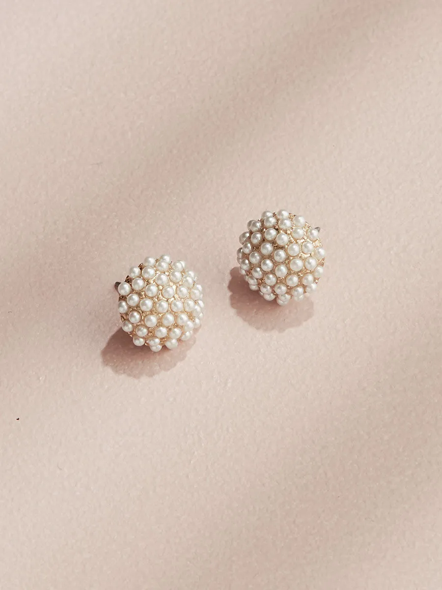 Pearl Pave Studs