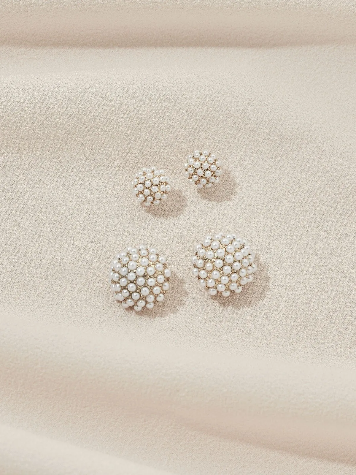 Pearl Pave Studs