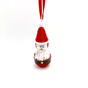 Recycled Cereal Box Santa Ornament